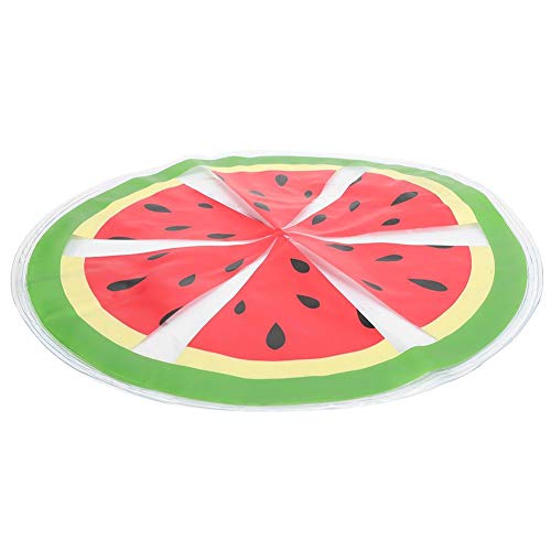 Tapete refrigerador redondo com estampa de frutas, tapete de gelo para cães, tapete refrescante dobr