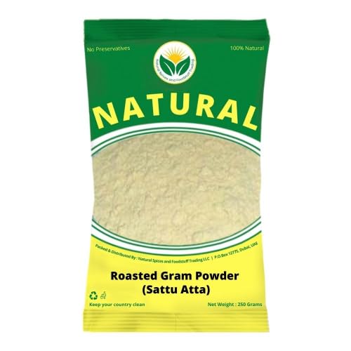 Naturals Roasted Gram Powder 2Kg (Sattu) – 100% Pure Sattu Rich in Protein |Freshly Packed in UAE