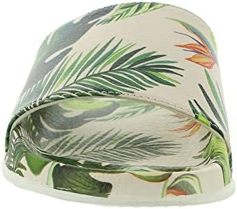 MUK LUKS Women's Pool Party Slide Sandal, Jungle, Medium | Image 4