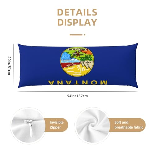 Housse de coussin de corps Montana pour une chambre esthétique