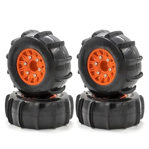 Compatible With Trax For Slash For Huanqi 727 For E-revo 116mm�^�C��1�F8 1:10 RC�J�[�V���[�g�J�[�h�T���h�^�C���A�b�v�O���[�h�^�C���A�_�v�^�[12/14/17mm RC�J�[�̃^�C��(Or