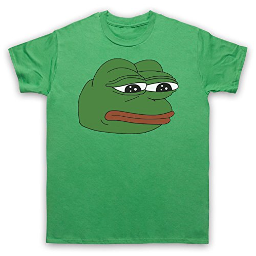 Pepe The Frog Alt-Right Meme T-Shirt pour homme en coton noir col rond