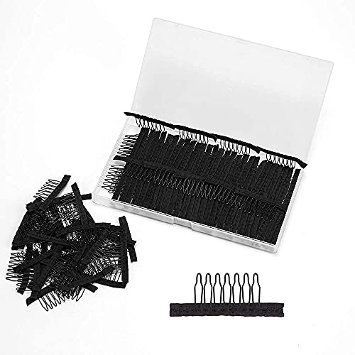 Alileader Ventilating Needle For Lace Wig,100Pcs Black Wig Combs For Making Wigs #TOP5