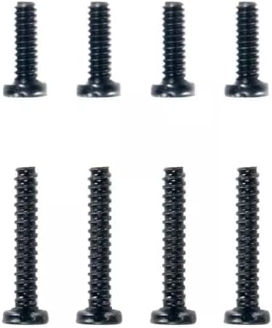 Backshell Screws Back Cover Phillips Screw Set Replacement Compatible With Steam Deck Game Console (4x long screws + 4x short screws)