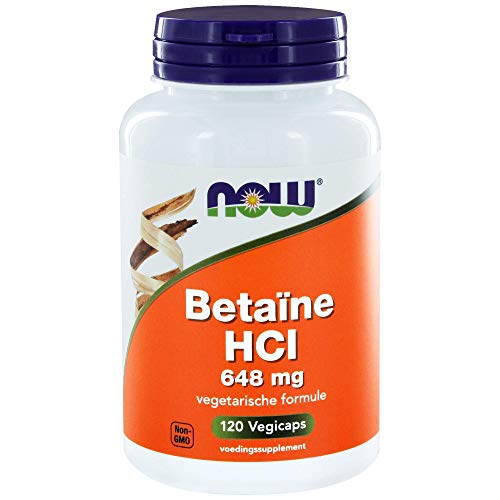 Now Foods Betaine HCl, 648 mg , 120 Capsules(Size: 120)