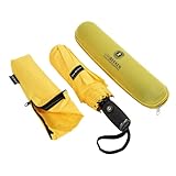 Van Beeken - Taschenschirm - sturmfester & winddichter Automatik-Regenschirm - Gelb