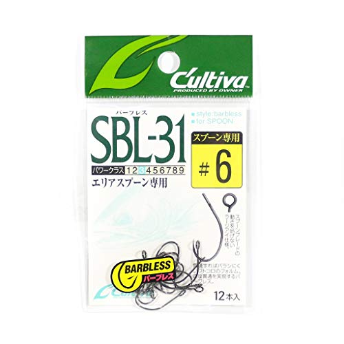 Owner SBL-31 Single 31 Barbless 6 11614
