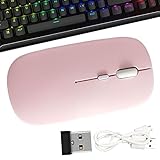 ♤Clic silencieux : les souris sans fil pour ordinateurs portables sont silencieuses et le bouton réactif fournit un clic très doux, avec moins de bruit, vous offrant une bonne expérience d'utilisation.