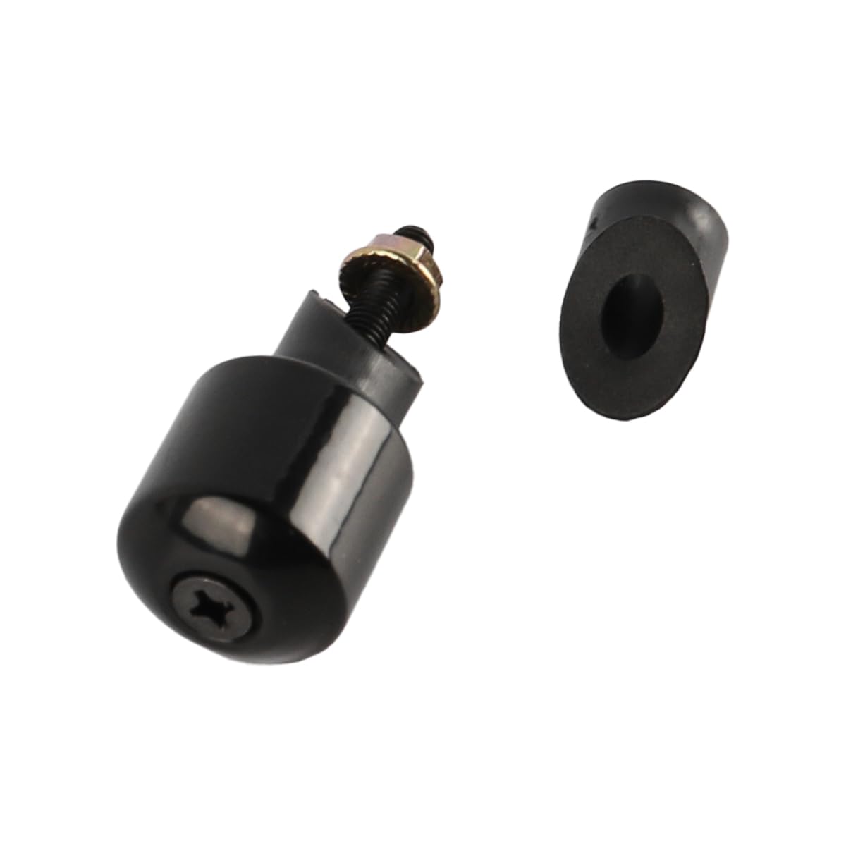 1 paio di tappi terminali per manubrio moto, adattatore terminale per manubrio in ferro pieno, modifica acceleratore, bilanciatore terminale barra compatibile con manubri da 22 mm