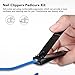 23PCS Nail Clippers Pedicure Kit, Professional Stainless Steel Manicure Set with Portable Case, Ergonomic Non Slip Nail Tools for Men and Women