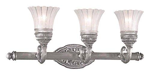 Minka Lavery 5763-2560-84 Europa Bath 3 Light Bath Lighting, Brushed Nickel Finish