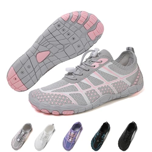 Image of Hike Barefoot Shoes Women Men Pro Water Footwear Wide Toe Box Non-Slip Unisex Athletic Outdoor Running Shoes