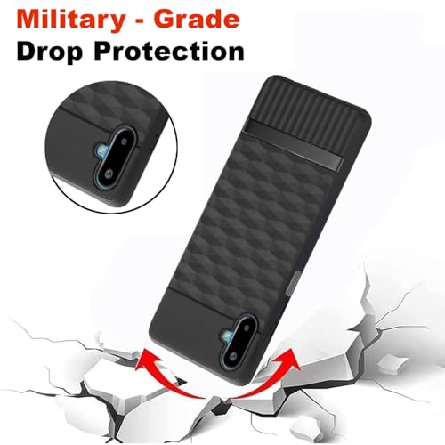 Image of Shockproof Case for Samsung Galaxy F06 5G / M06 5G | Full Camera Protection | TPU Flexible Back Cover for Samsung Galaxy F06 5G / M06 5G (Matte Black)