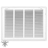 20 x 14 Return Filter Grille Grill White