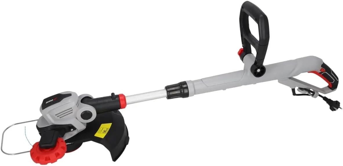 Electric Lawn Trimmer, Strong 550 W 10,000 RPM in Cardboard Packaging, Cutting Diameter 30 cm, Ergonomic Lightweight 2.1 kg, Adjustable and Comfortable Handle
