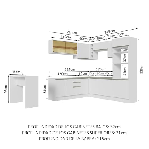 cocinas integrales modernas grandes marca Madesa (2)