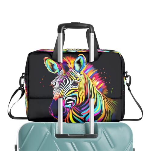 Maletín para portátil estampado cebra 15.6" miniatura 7