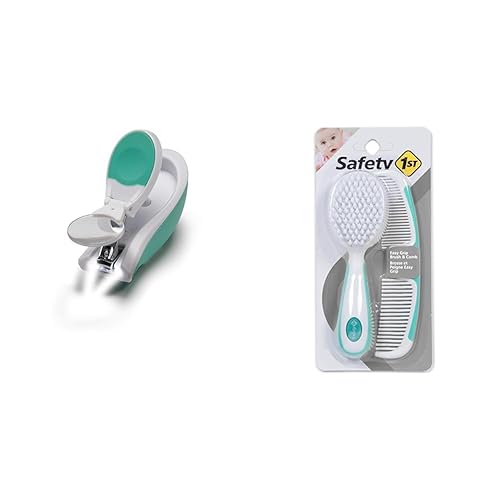 Safety 1st Cortaúñas Light Zoom, talla única, cepillo y peine de fácil agarre, los colores pueden variar