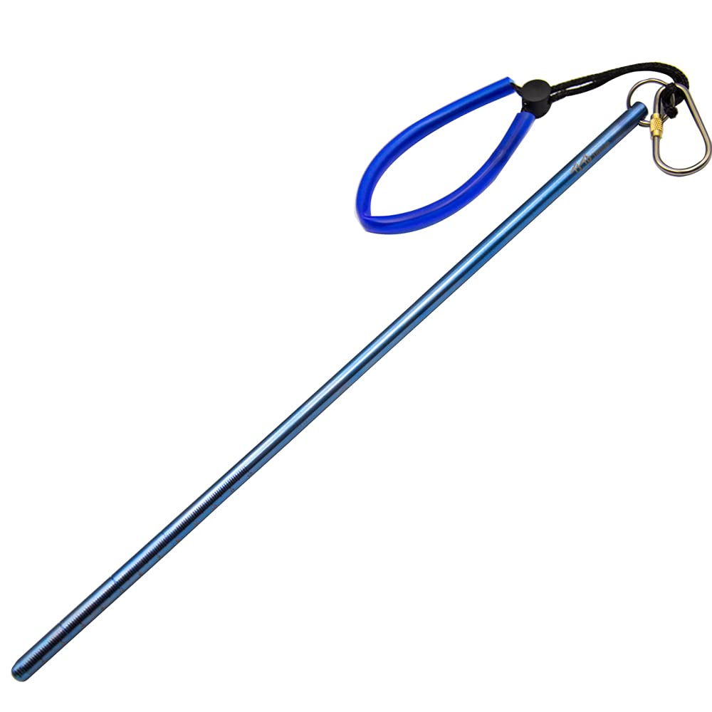 TiTo Titanium Scuba Stick Immersione Puntatore Bastone Titan Scuba Diving Noise Maker Bastone Puntatore Asta con Regolabile Accessori per Cordino da Polso