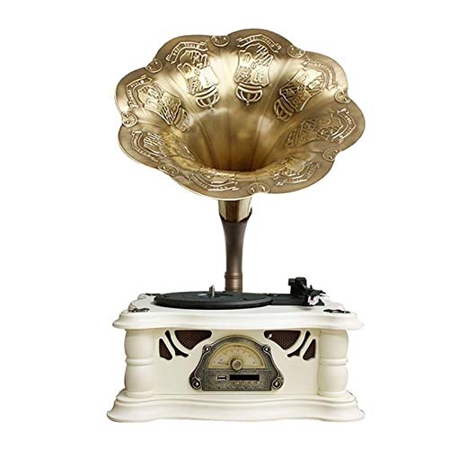 Tourne-Disque phonographe, Version Portable Gramophone Style rétro Vintage Caisson de Basses Haut-Parleur avec entrée… - Les Beatles, Paul McCartney, John Lennon, RIngo Starr, George Harrison Tourne-Disque phonographe, Version Portable Gramophone Style rétro Vintage Caisson de Basses Haut-Parleur avec entrée…