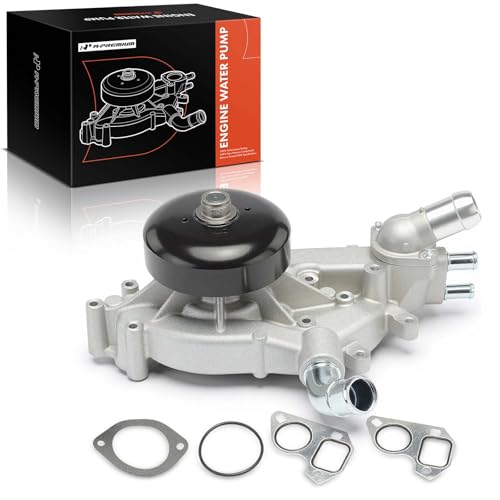 A-Premium AW5104 Water Pump with Thermostat and Gaskets for GM 4.8L, 5.3L and 6.0L V8