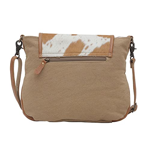 Myra Bag Western Canvas Crossbody Bag for Women - Cotton and Upcycled Leather Shoulder Messenger Bag Elisa3