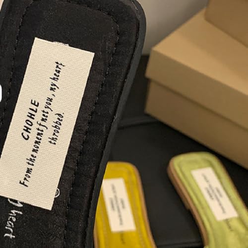 Premium Luxury Silk Satin All Seasons Comfort French Vintage Women's Outddor Slippers Non Slip Indoor Soft Slip On Shoes3