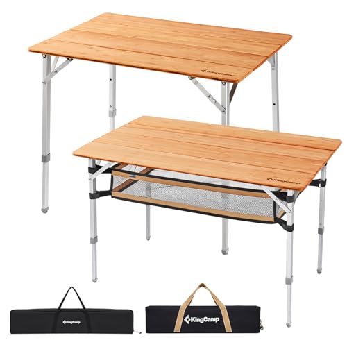 KingCamp �܂肽���݃e�[�u�� 2�_�Z�b�g �L�����v �e�[�u�� �A�E�g�h�A �������� �o���u�[ ���[���e�[�u�� �V�R �Џ@�| �_�C�j���O�e�[�u�� �R���p�N�g ���ω׏d ������� �s�N�j�b�N �t�@�~���[ ���[�t��