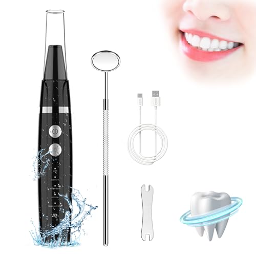 Plaque Remover for Teeth, Teeth Cleaning Plaque Removal with 5 Working Modes for Removal of Food Residue,No Water Need Tartar Remover for Teeth