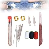 PORTÁTIL Y ORGANIZADO: el estuche de costura compacto protege tus herramientas y cabe en una bolsa. Ideal para viajes, emergencias y talleres de bricolaje.