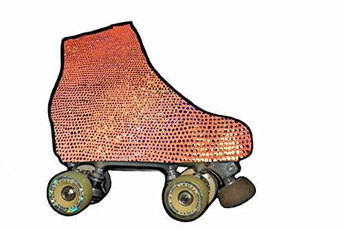 Copripattini speciali lucidi e metallizzati per pattinaggio artistico, 1 - (Sedona Fluor, taglia M)