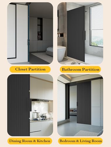 Porte pliante à ouverture facile pour séparer une pièce sans travaux