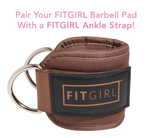 Image of FITGIRL - Squat Pad and Hip Thrust Pad for Leg Day, Barbell Pad Stays in Place Secure, Thick Cushion for Comfortable Squats Lunges Glute Bridges, Olympic Bar and Smith Machine