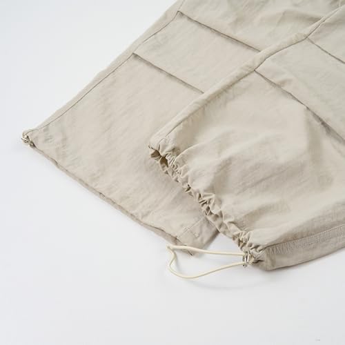 Image of Rolanko Parachute Pants for Girls Y2K Cargo Trousers with Pockets Harajuku Jogger Pants Kids 4-14 Years