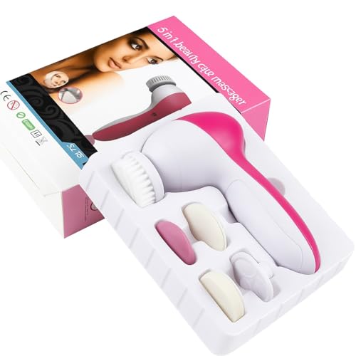 Aparelho Massageador Facial 5 em 1 Elétrico Limpeza de Pele
