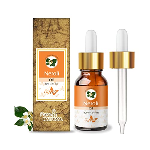 Image of Crysalis Neroli Oil 30 ml (1.01 fl oz) - Delicate Citrus-Floral Aromatic Oil for Skincare, Candles & DIY Blends