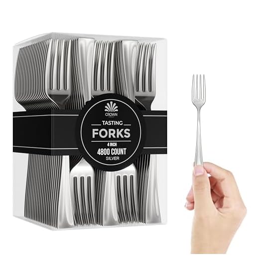 Mini Silver Forks for Desserts and Appetizers