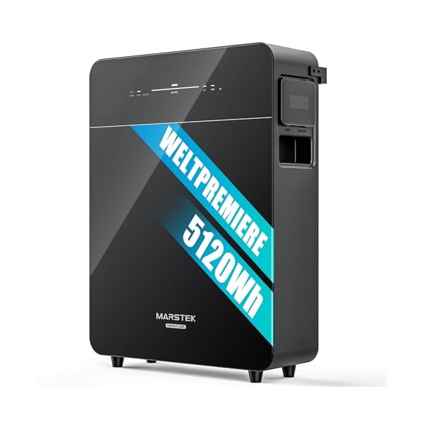 MARSTEK 5,12kW VENUS-E Balkonkraftwerk Speicher mit CT002, AC-gekoppeltes Energiespeichersystem All-in-One Solarspeicher, 0% MwSt - Nur für Privatpersonen