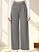 Phophila High Waisted Work Pants for Women Business Casual Outfits for Teachers Early Fall Fashion Office Dress Pants Trousers with Pockets Light Grey M