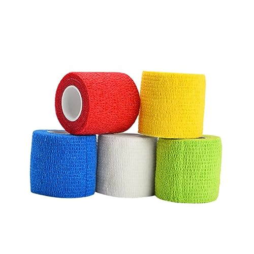 ORFOFE Elastic Pet Bandage Safe for Cats Nonwoven Tape for Pet Wounds Easy to Use