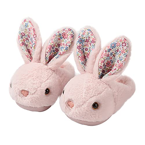 Nasogetch Zapatillas Casa Niña Zapatillas de Estar por Casa Invierno Pantuflas Cálido Felpa Conejito Rosa 190 28/29 EU Cover