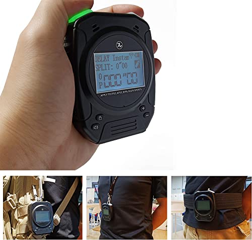 Design-Pie Shot Timer Multifunction Shooting Timers For Pistols, Rifle, Dry Fire Training Shot In Ipsc Idpa 3 Gun Shooting Competition Timer (Black) #TOP4
