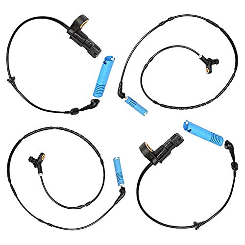 Jufjsfy 4Pcs Vorne + Hinten Raddrehzahl Sensor für E46 316 318 320 