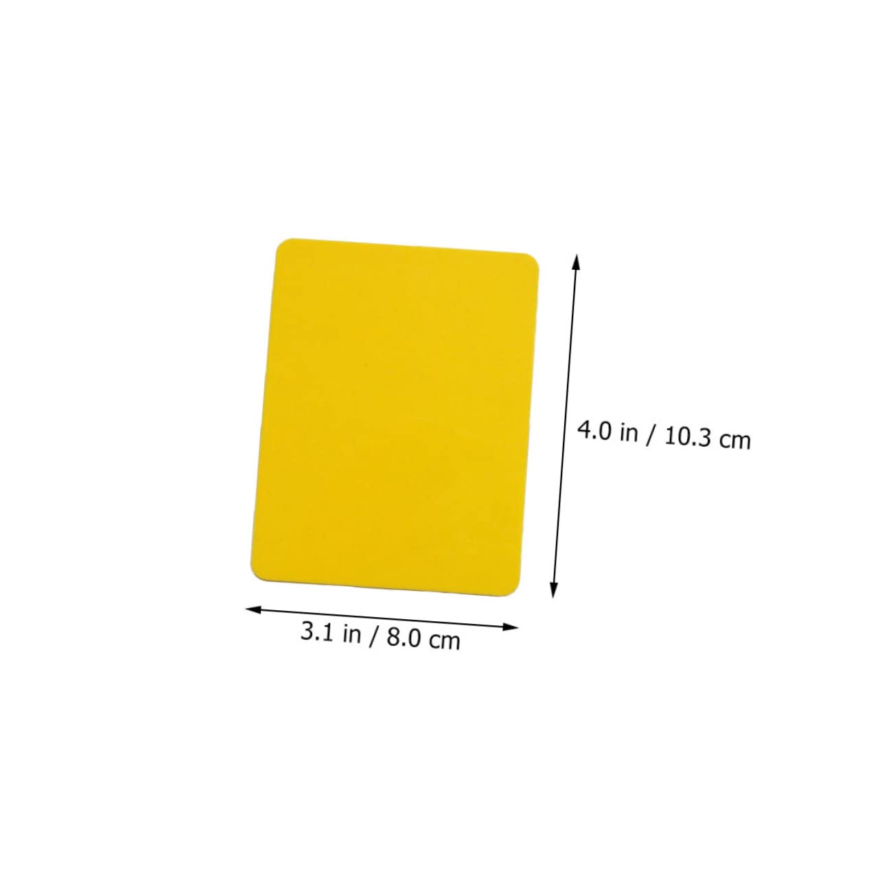 NAMOARLY Essential Football Referee Kit 20pcs Red Yellow Cards Durable Portable Match Accessories