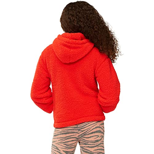 Billabong Girls' Stay Warm Polar Fleece, Red Velvet, XS (5/6 Little Kids)