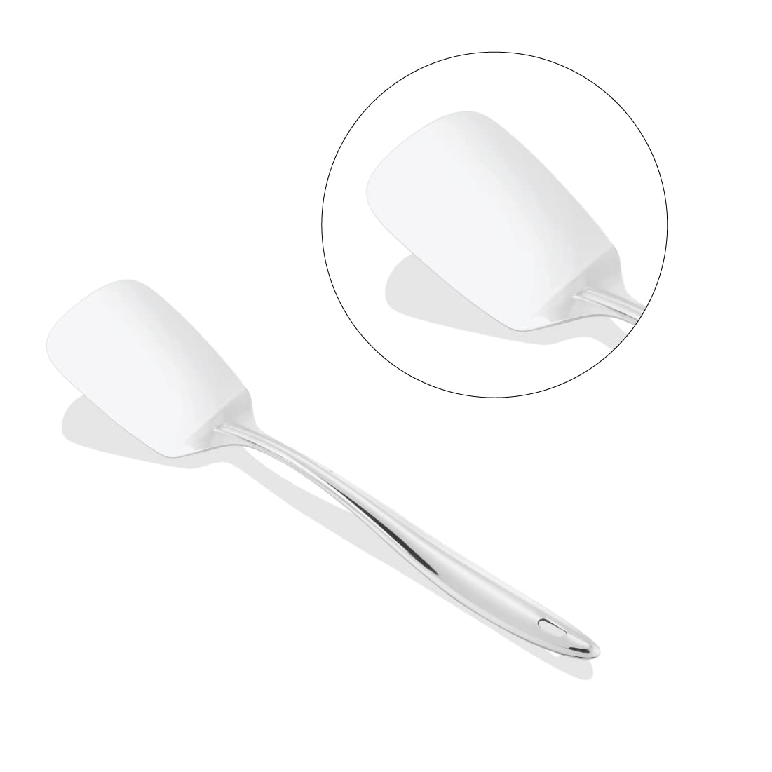 Shri & Sam Stainless Steel Sigma King Medium Plain Turner, 28.5 cm - Image 3 thumbnail
