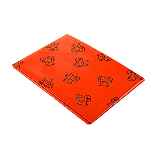Craftplay Splashmat/Table covering - 1.5m x 1.5m - Red - Great for messy activities - Strong waterproof plastic - Easy to clean!