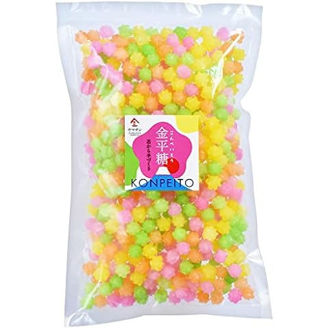 Konpeito Japanese Sugar Candy - Big bag 500g ,Colorful Colors,Handmade from the sugar core【YAMASAN】 Cover