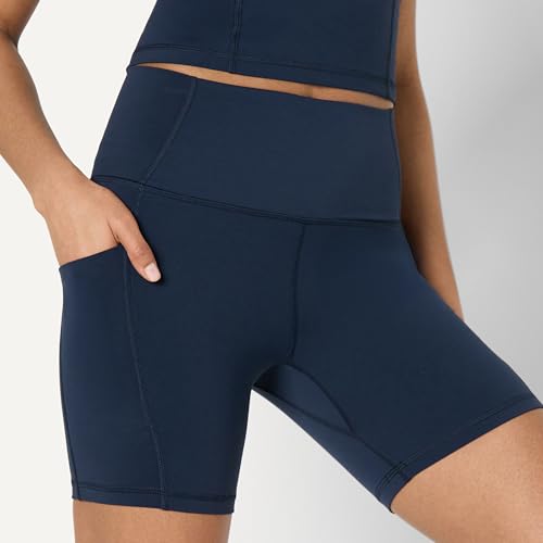 Image of Amazon Essentials Women's Active FormFlex Buttery Soft High Waist Biker Shorts
