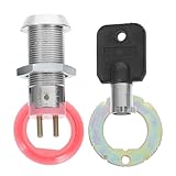 NUOBESTY Automatenschloss mit Rohrschlüssel Abschließbares Metallschloss für Verkaufsautomaten Getränke und Snackautomaten Inkl 1 Schlüssel Vielseitig für Büroschubladen und Vitrinen